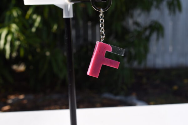 "F" Keychain